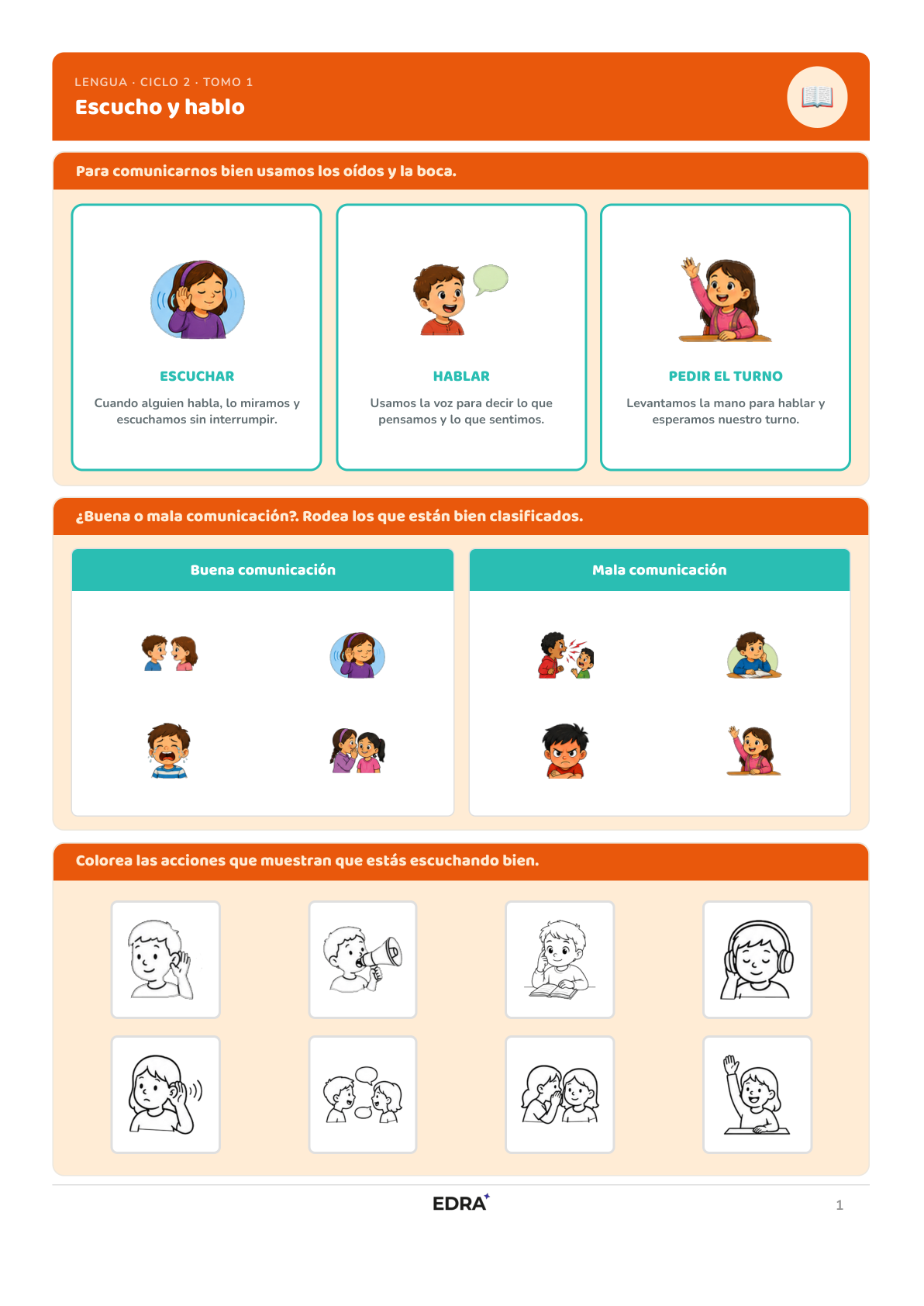 Pack Comunicación — Ciclo II (3-5 años)