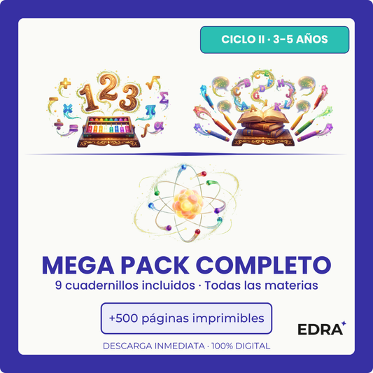 Mega Pack Completo — Ciclo II (3-5 años)