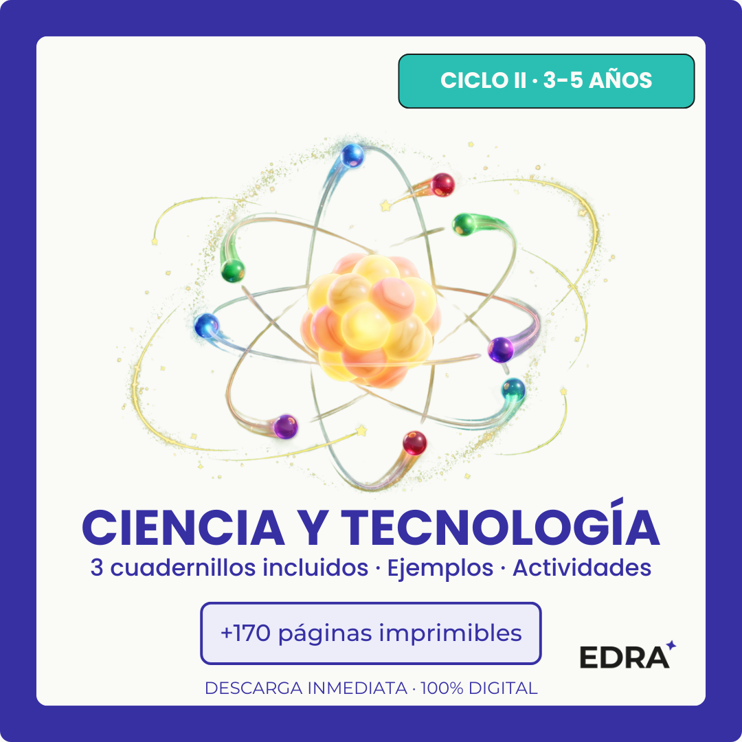 Pack Ciencia y Tecnología — Ciclo II (3-5 años)