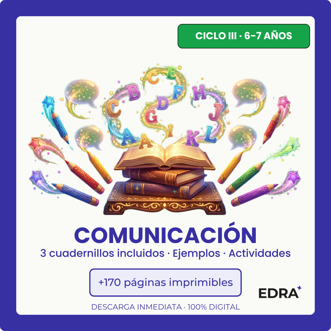 Pack Comunicación — Ciclo III (6-7 años)