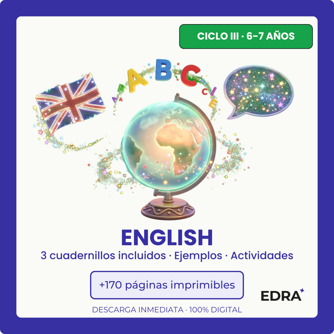 Pack Inglés (A1) — Ciclo III (6-7 años)
