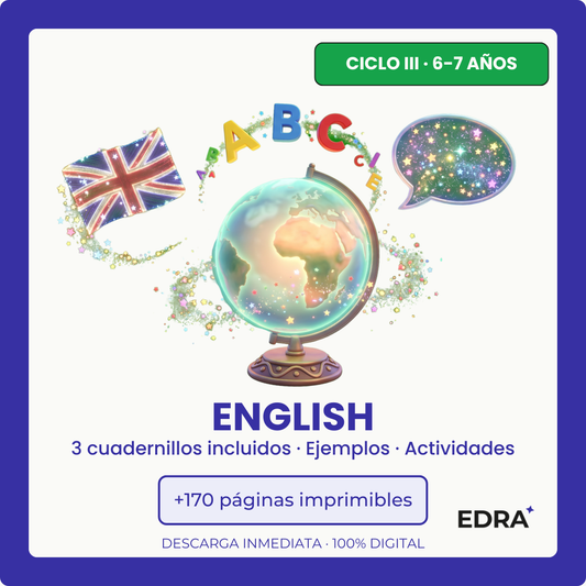 Pack Inglés (A1) — Ciclo III (6-7 años)