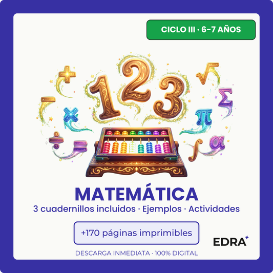 Pack Matemática — Ciclo III (6-7 años)