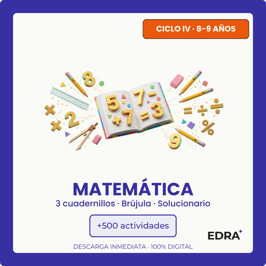 Matemática Ciclo IV (8-9 años)