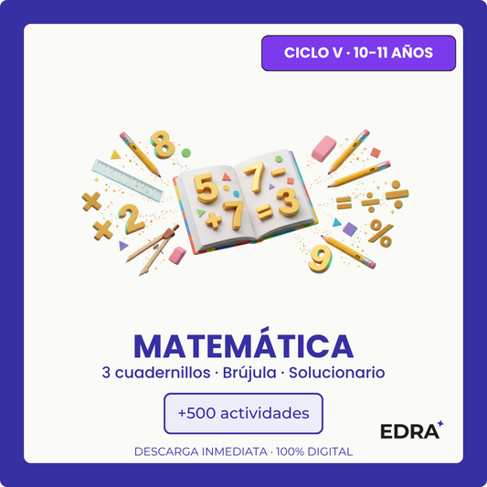 Matemática Ciclo V (10-11 años)